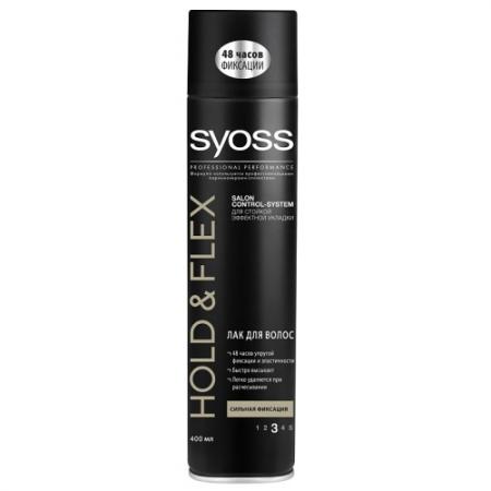 

SYOSS Лак для волос Hold & Flex Экстрасильная фиксация 400мл