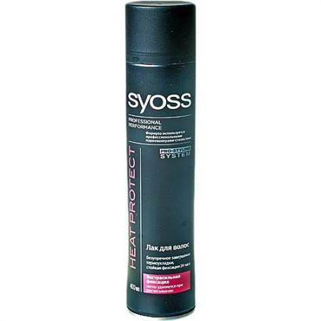 

SYOSS Лак для волос Heat Protect Экстрасильной фиксации 400мл