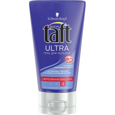

TAFT Гель для укладки Ultra, сверхсильная фиксация 150мл
