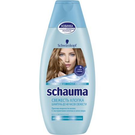 

Шампунь Schauma Свежесть Хлопка 380 мл 2201917/1911004/2049345/2022882