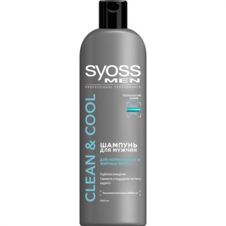 

Шампунь Syoss Men Clean & Cool 500 мл
