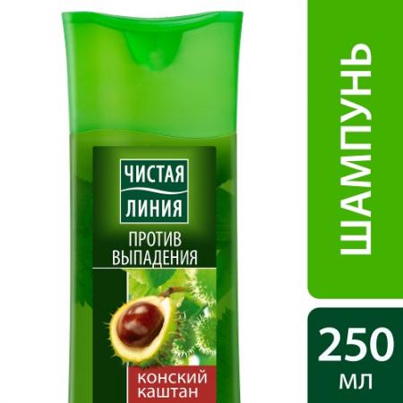 

Шампунь Чистая линия Против выпадения Конский каштан 250 мл