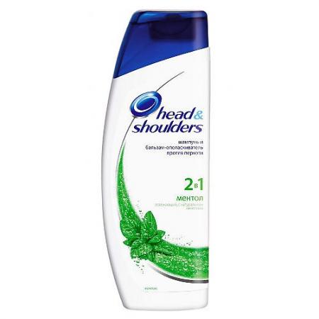 

HEAD & SHOULDERS Шампунь против перхоти 2в1 Ментол освежающий 200мл