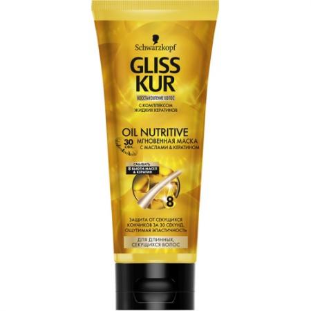 

GLISS KUR Маска Мгновенная восстанавливающая Oil Nutritive 200мл