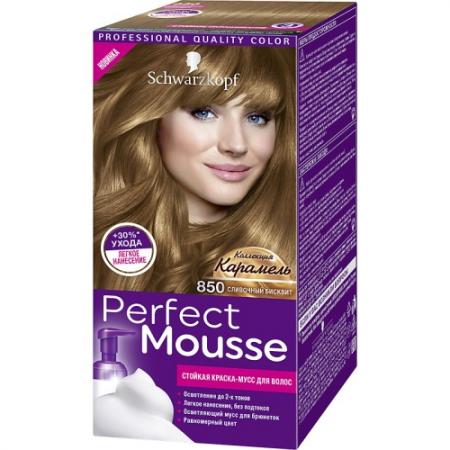 

PERFECT MOUSSE Краска для волос850 Сливочный Бисквит 92,5 мл