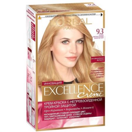 

LOREAL EXCELLENCE Краска для волос тон 9.3 Очень светло-русый золотистый