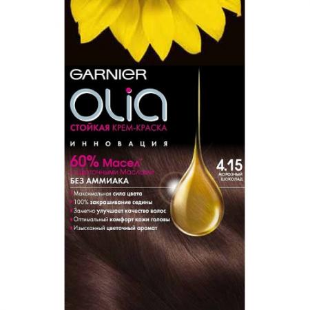 

GARNIER Краска для волос OLIA 4.15 Морозный шоколад