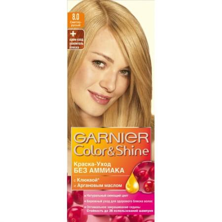 

GARNIER Краска для волос COLOR&SHINE 8.0 Светло-Русый