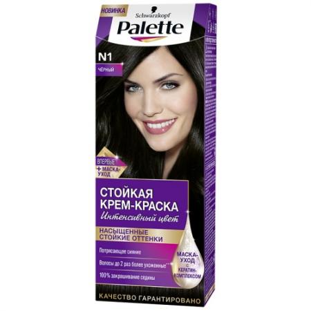 

PALETTE Стойкая крем-краска N1 Чёрный 110 мл
