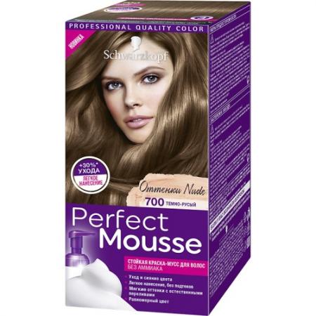 

PERFECT MOUSSE Краска для волос 700 Темно-Русый