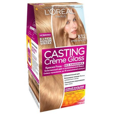 

LOREAL CASTING CREME GLOSS Крем-краска для волос тон 832 Крем-брюле