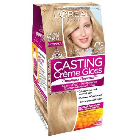 

LOREAL CASTING CREME GLOSS Крем-Краска для волос тон 1013 светлый светло-русый бежевый