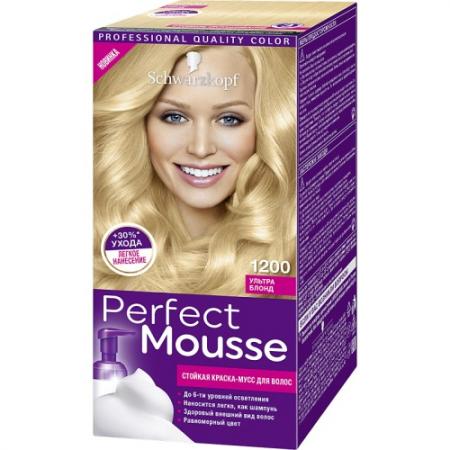 

PERFECT MOUSSE Краска для волос 1200 Интенсивный осветлитель