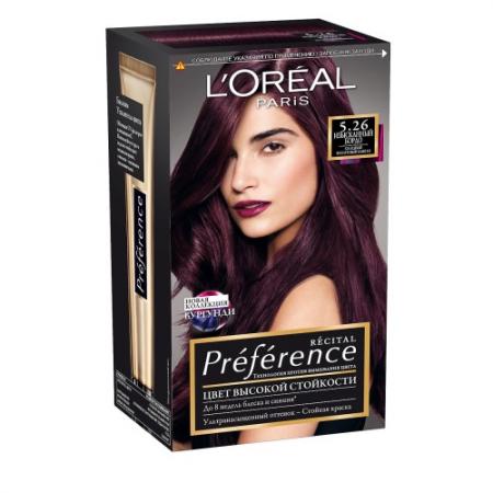 

LOREAL PREFERENCE Краска для волос тон 5.26 Изысканный бордо