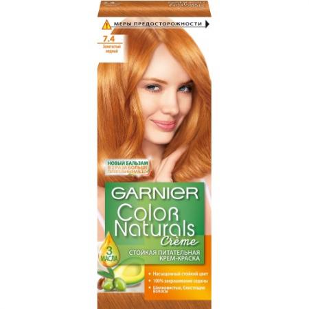 

GARNIER Краска для волос Color Naturals 7.4 Золотисто-медный
