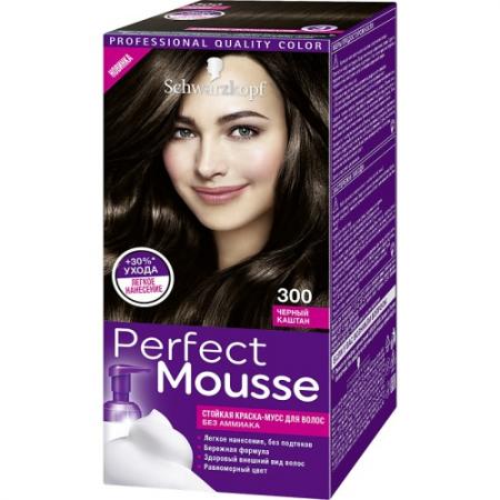 

PERFECT MOUSSE Краска для волос 300 Черный Каштан