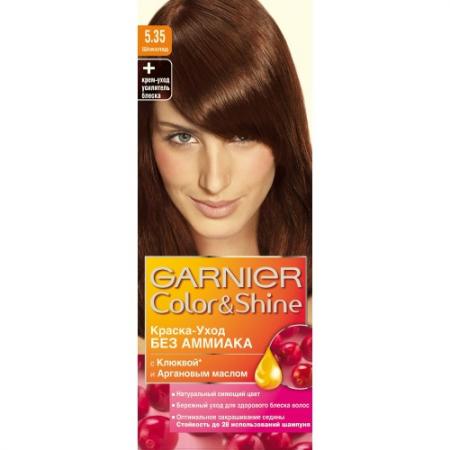 

GARNIER Краска для волос COLOR&SHINE 5.35 Шоколад