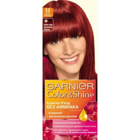 

GARNIER Краска для волос COLOR&SHINE 6.60 Дикая Клюква