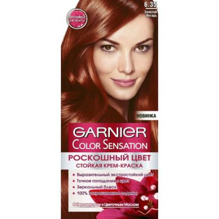 

GARNIER Краска для волос COLOR SENSATION 6.35 Золотой Янтарь