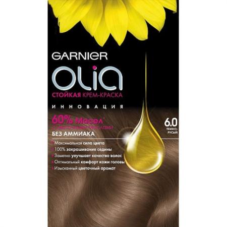 

GARNIER Краска для волос OLIA 6.0 Темно-русый