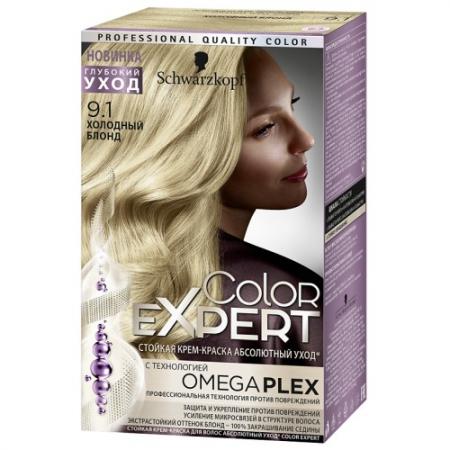 

Color Expert Краска для волос 9.1 Холодный блонд167 мл