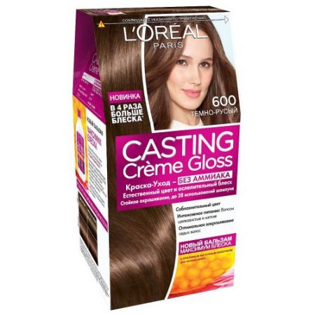 

LOREAL CASTING CREME GLOSS Крем-краска для волос тон 600 темно-русый