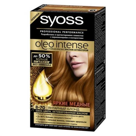 

SYOSS Oleo Intense Краска для волос 8-70 Янтарный блонд 115 мл