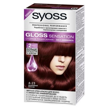

SYOSS Gloss Sensation Краска для волос 4-23 Вишневый брауни 115 мл