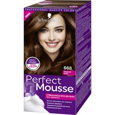 

PERFECT MOUSSE Краска для волос 668 Лесной Орех