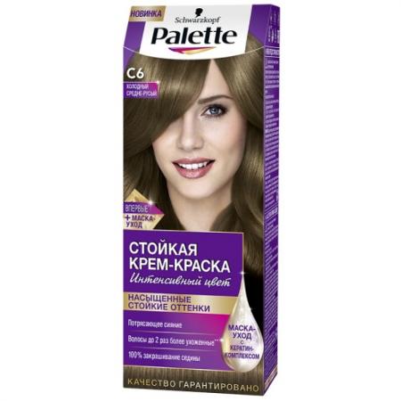 

PALETTE Стойкая крем-краска C6 Холодный средне-русый 110мл