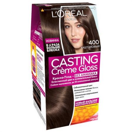 

LOREAL CASTING CREME GLOSS Крем-краска для волос тон 400 каштан