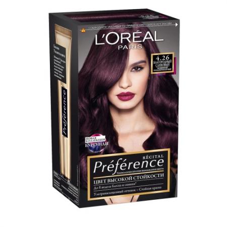 

LOREAL PREFERENCE Краска для волос тон 4.26 Благородный сливовый