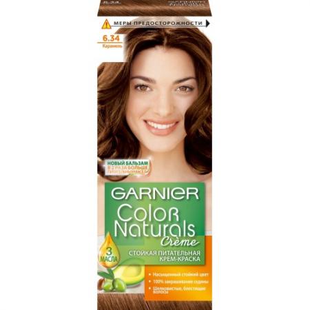 

GARNIER Краска для волос COLOR NATURALS 6.34 Карамель