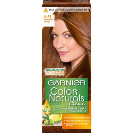 

GARNIER Краска для волос COLOR NATURALS 6.41 Страстный Янтарь