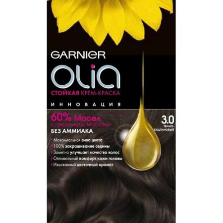 

GARNIER Краска для волос OLIA 3.0 Темно-каштановый