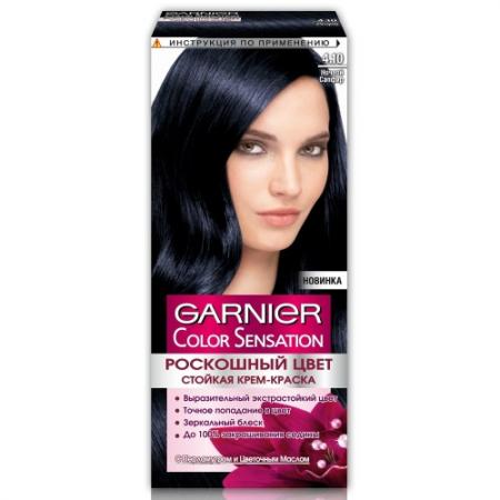 

GARNIER Краска для волос COLOR SENSATION 4.10 Ночной сапфир