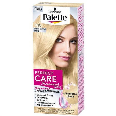 

PALETTE PERFECT CARE Крем-краска 100 Экстра-светлый блонд 120 мл