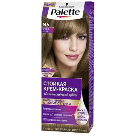 

PALETTE Стойкая крем-краска N6 Средне-русый 110мл
