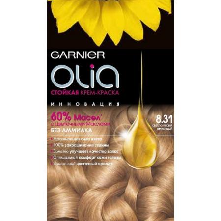 

GARNIER Краска для волос OLIA 8.31 Светло-русый кремовый