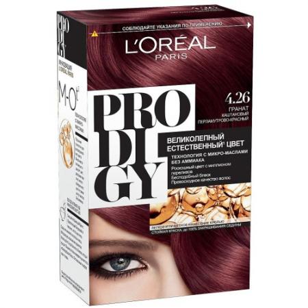 

LOREAL PRODIGY Краска для волос тон 4.26 Гранат