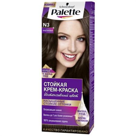 

PALETTE Стойкая крем-краска N3 Каштановый 110мл