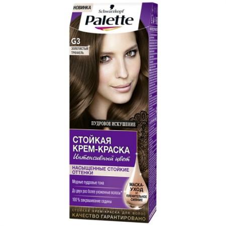 

PALETTE Стойкая крем-краска G3 Золотистый трюфель 110 мл