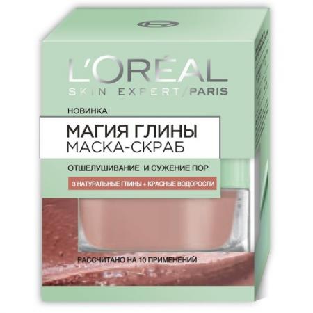 

LOREAL DERMO-EXPERTISE Магия глины Интенсивное отшелушивание и сужение пор 50мл