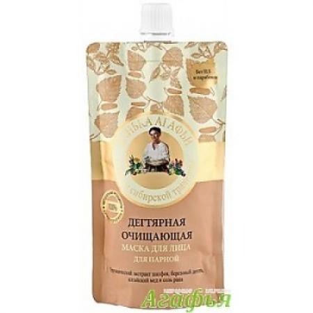 

БАНЬКА АГАФЬИ Маска для лица Дегтярная Очищающая 100мл