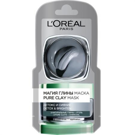 

LOREAL DERMO-EXPERTISE Магия глины Детокс и Сияние маска монодоза 6мл