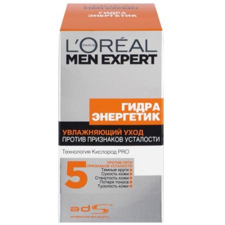 

LOREAL MEN EXPERT Уход для лица увлажняющий Гидра энергетик против пяти признаков усталости кожи 50м