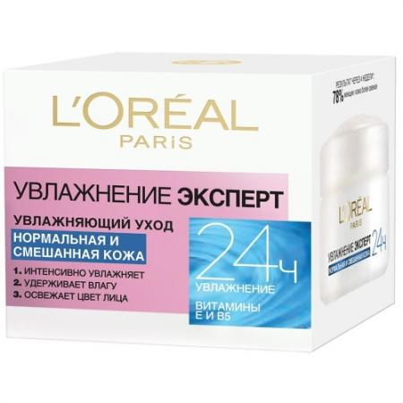 

LOREAL DERMO-EXPERTISE Крем для лица нормальной и смешанной кожи Увлажнение Эксперт 50 мл