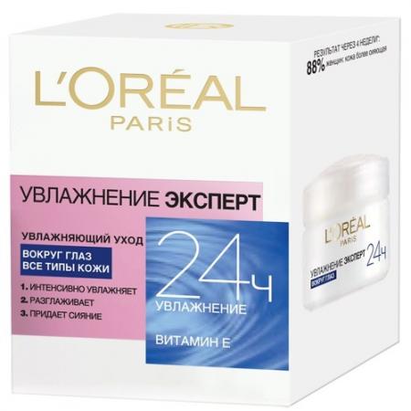 

LOREAL DERMO-EXPERTISE Крем вокруг глаз Увлажнение эксперт 15мл