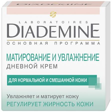 

DIADEMINE Крем Дневной матирование и увлажнение Основная программа 50мл