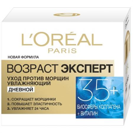 

LOREAL DERMO-EXPERTISE Крем для лица Возраст эксперт 35 для всех типов кожи 50 мл
